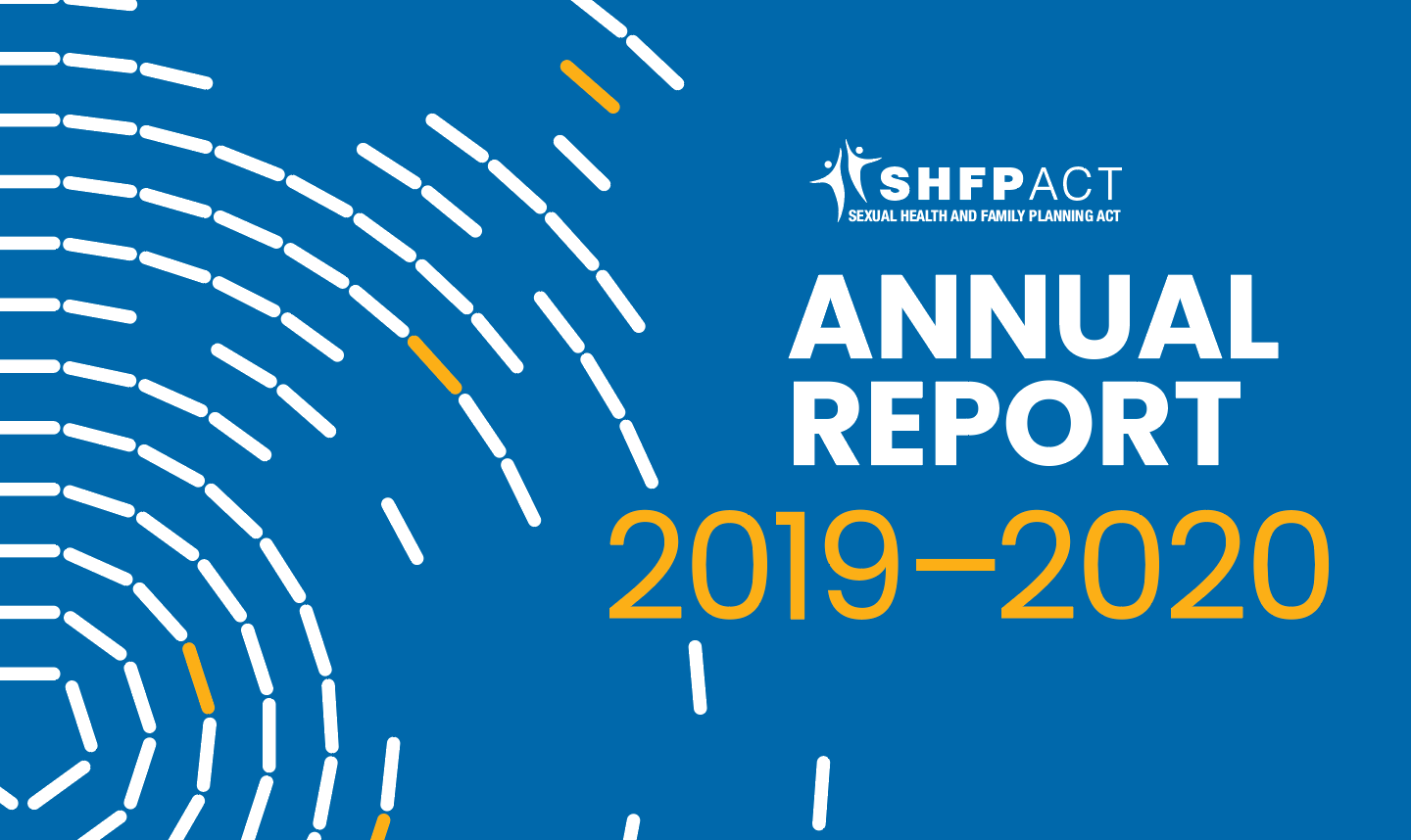 Image of SHFPACT 2019-2020 Annual Report Cover