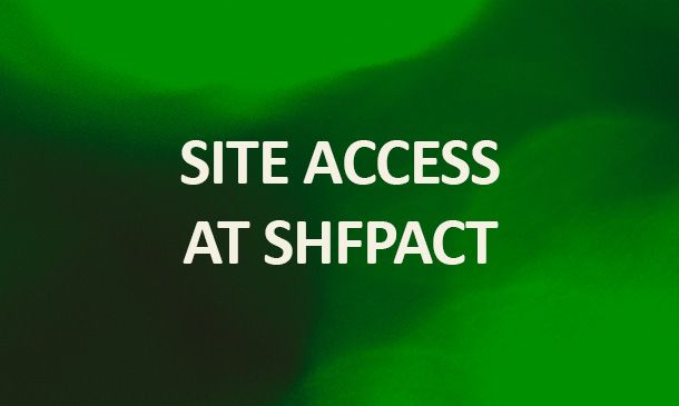 Text Image that says 'Access NDIS Support Services at SHFPACT.'