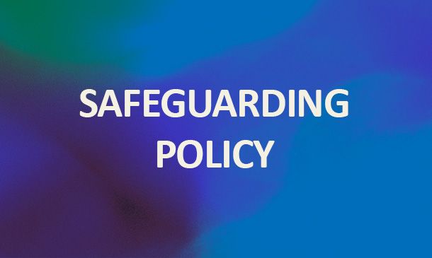 Text image that says 'Safeguarding Policy.'