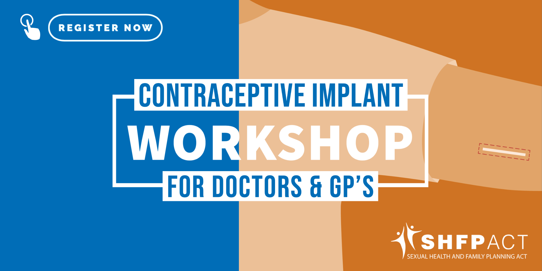 Text Image 'Contraceptive Implant (Implanon NXT) Training Workshop'