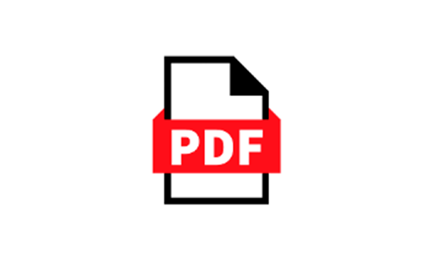 The symbol for a pdf document